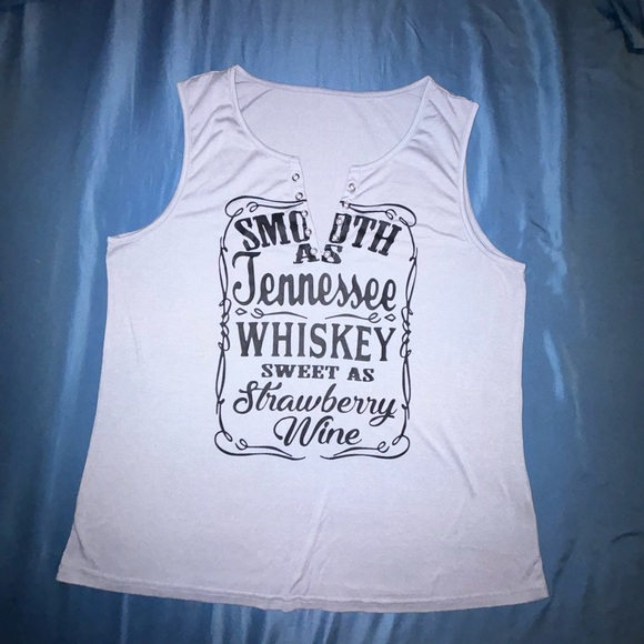Smooth as Tennessee Whiskey Tank - Picture 1 of 2